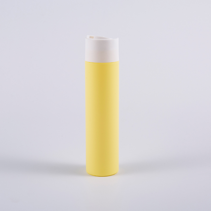 Pelbagai Warna Sentuhan Lembut Bentuk Bulat 250ml Botol Pembersih Dengan Penutup Cakera