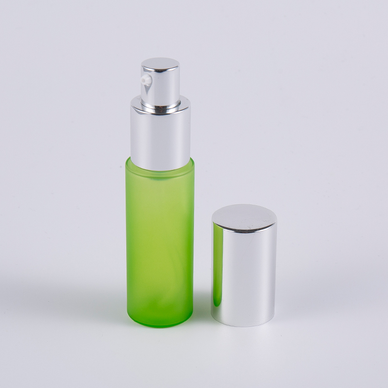 Fros hijau 20ml 30ml PETG PETG botol losyen dinding tebal bulat dengan pam Fros hijau 20ml 30ml PETG PETG botol losyen dinding tebal bulat dengan pam