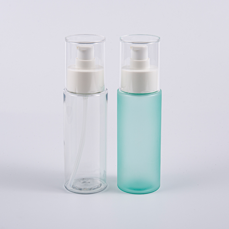 Botol Toner Muka PET Frost 100ml bulat
