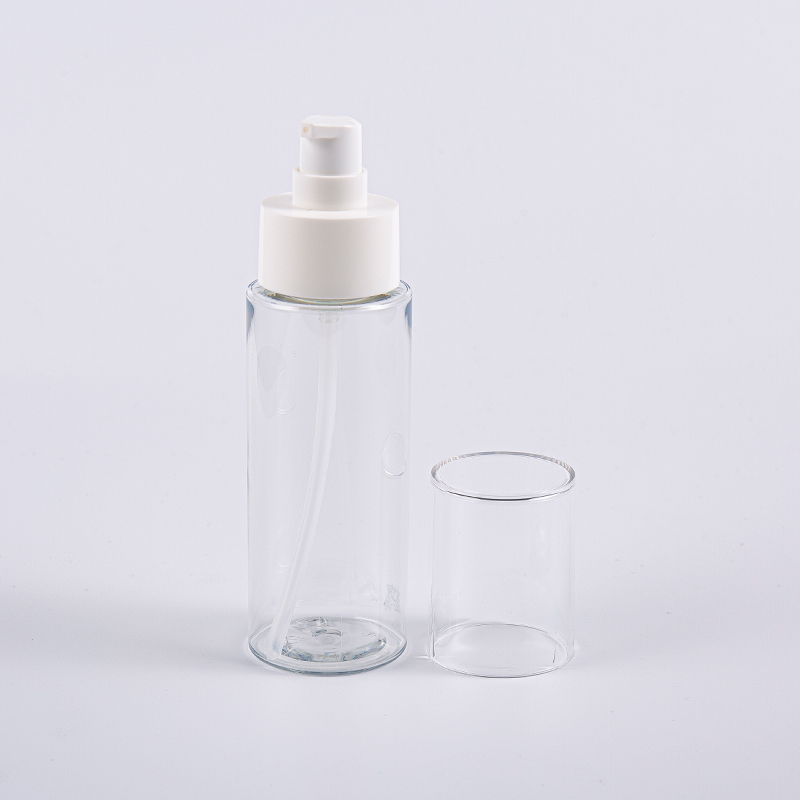 Botol Toner Muka PET Frost 100ml bulat