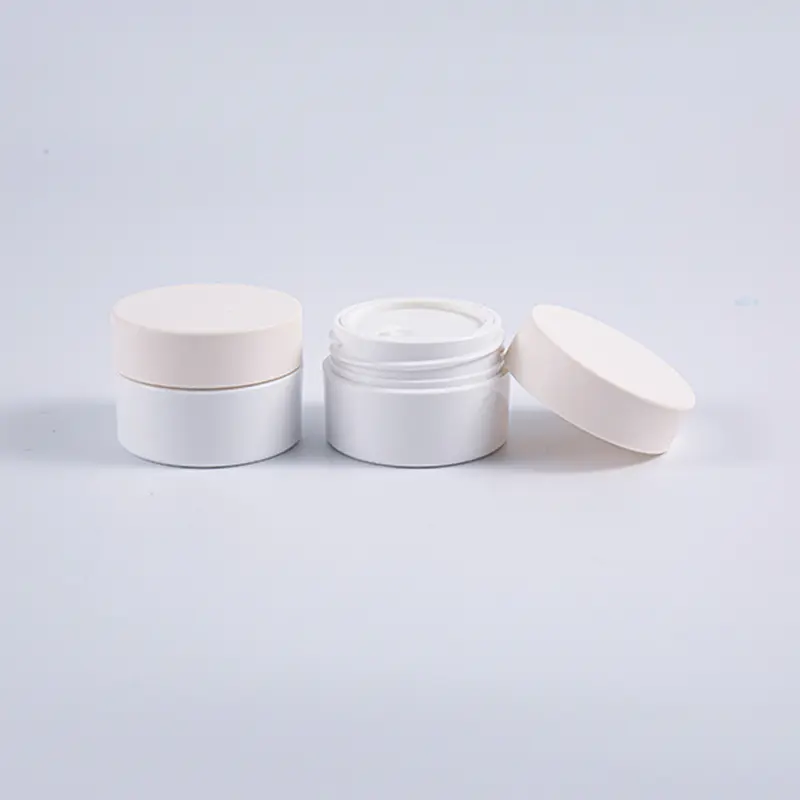 Balang Krim PETG Bulat 10g Putih