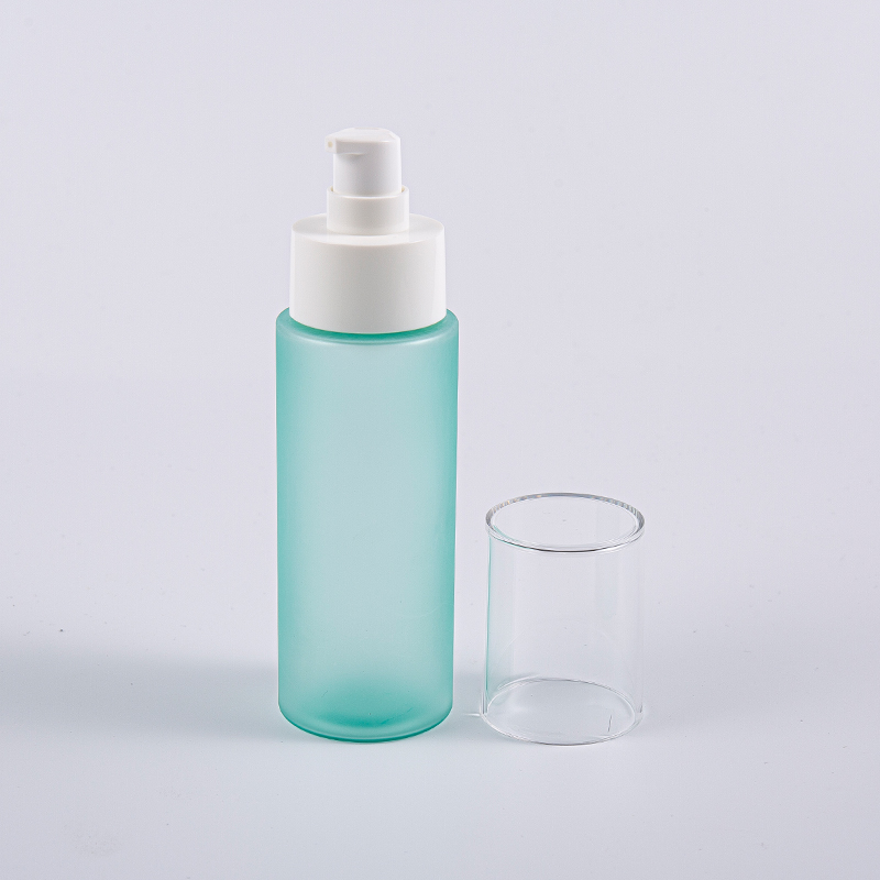 Botol Toner Muka PET Frost 100ml bulat