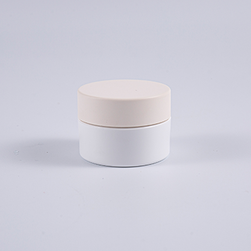 Balang Krim PETG Bulat 10g Putih