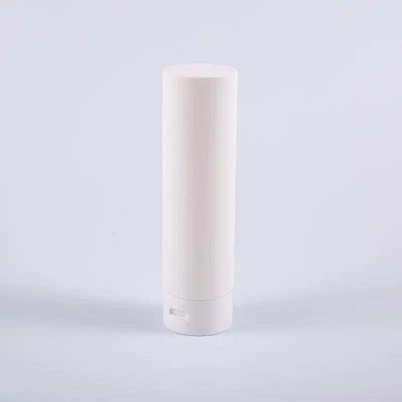 Botol Pembersih Perapi Rambut PE 180ml Sentuhan Lembut Putih Dengan Penutup Atas Flip