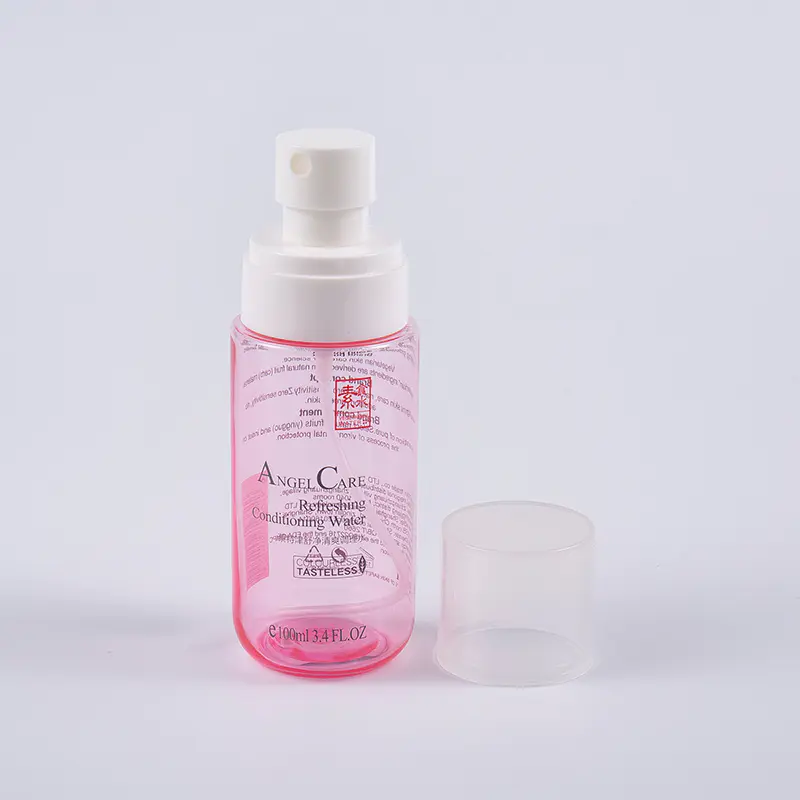 Botol Toner Muka Warna Merah Jambu Lutsinar 100ml