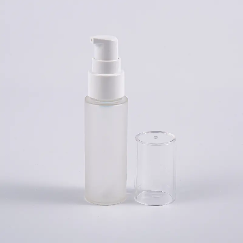 Pelbagai Warna Botol Losyen PETG 30ml Bentuk Bulat Dengan Pam Kegunaan Perjalanan Pelbagai Warna Botol Losyen PETG 30ml Bentuk Bulat Dengan Pam Kegunaan Perjalanan