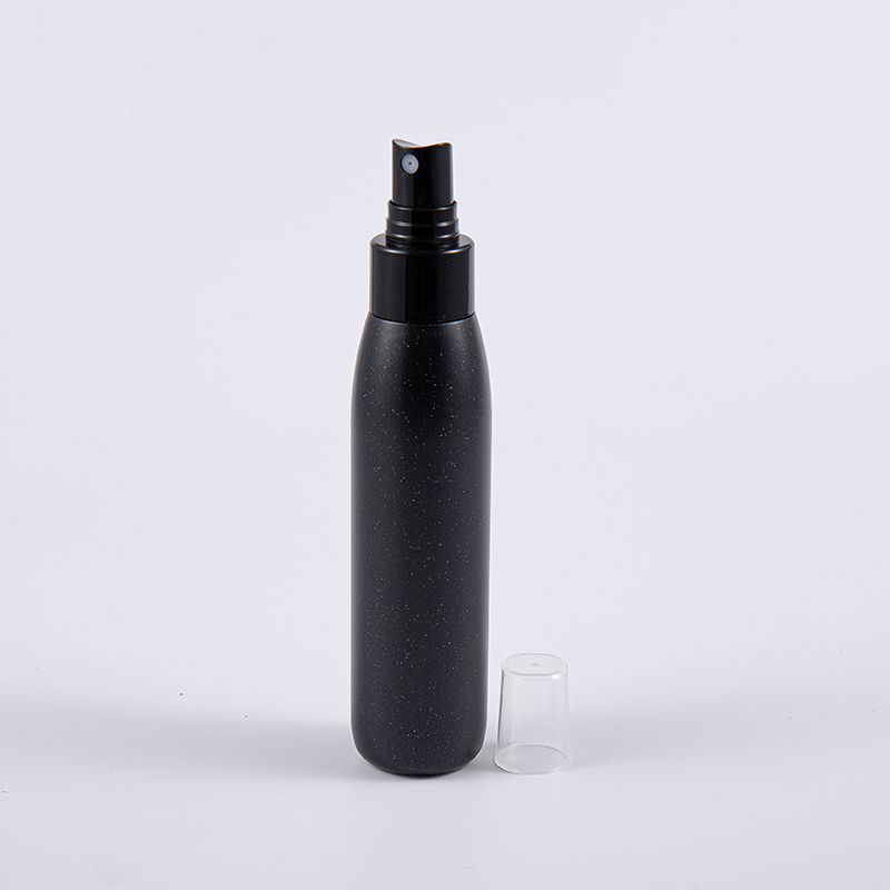 Botol PE 100ml & 250ml – Hitam dengan Dispenser Pam plastik Kemasan Mutiara