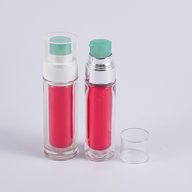 Botol PETG Jelas Dengan Beg Dalam Komposit Berbilang Lapisan 30ml 50ml Botol Vakum Dengan Pam Botol PETG Jelas Dengan Beg Dalam Komposit Berbilang Lapisan 30ml 50ml Botol Vakum Dengan Pam