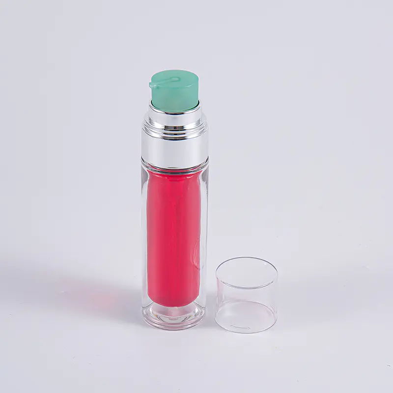 Botol PETG Jelas Dengan Beg Dalam Komposit Berbilang Lapisan 30ml 50ml Botol Vakum Dengan Pam Botol PETG Jelas Dengan Beg Dalam Komposit Berbilang Lapisan 30ml 50ml Botol Vakum Dengan Pam