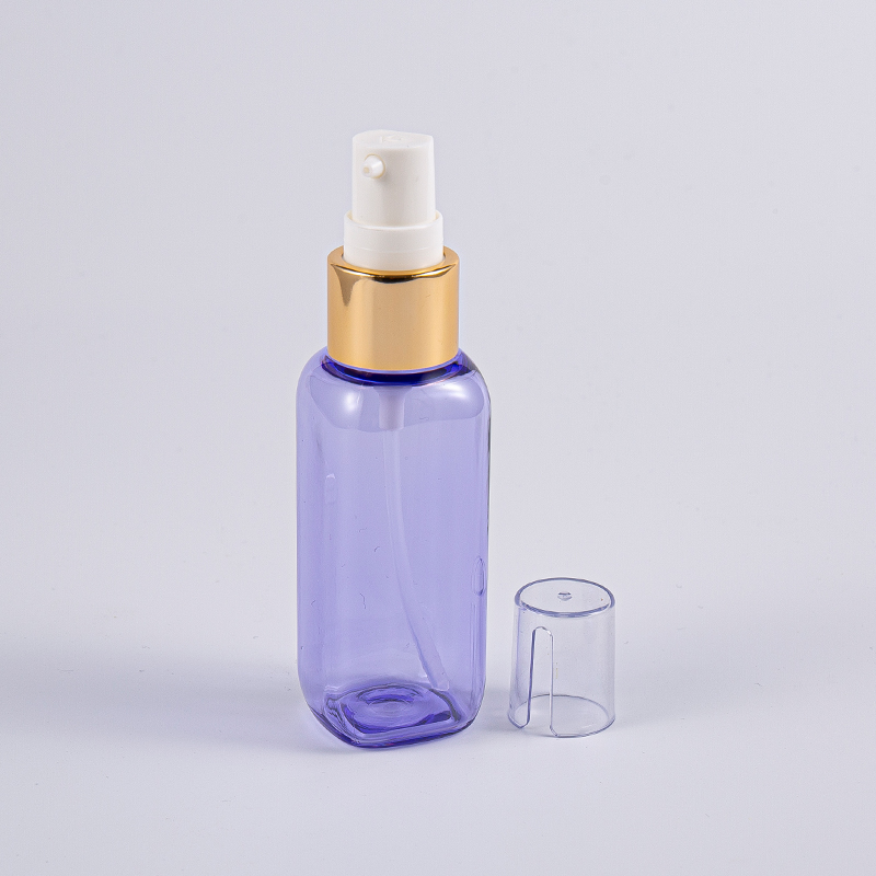 Perjalanan Guna Botol Petg Bentuk Persegi 50ml Dengan Pam