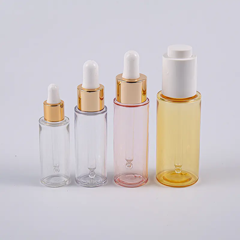 Penggunaan dalam perjalanan 10ml 20ml 30ml 50ml Botol Losyen PETG langsing Dengan Pam