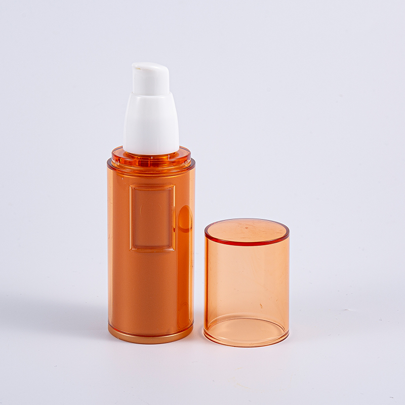 Bekas Kosmetik Boleh Isi Semula 60ml Botol Vakum Beg Dalam dengan Pam Tanpa Udara 