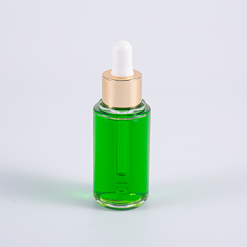 Botol Losyen Bulat 35ml Berkualiti Tinggi Dengan Pam Aluminium Penggunaan Perjalanan