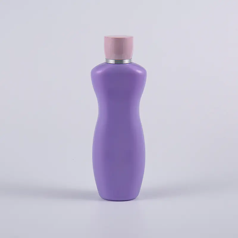 Warna Pink Ungu Bentuk Ergonomik 200ml Losyen Badan PE Botol Basuh Mandian Warna Pink Ungu Bentuk Ergonomik 200ml Losyen Badan PE Botol Basuh Mandian